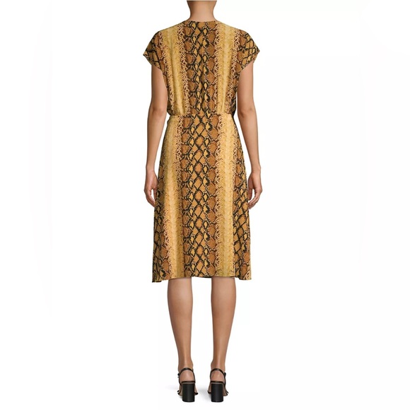 🎈3/$25🎈EUC Joie Bethwyn Snakeskin Wrap Dress - Picture 4 of 10